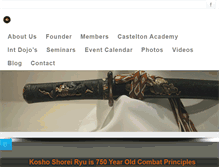 Tablet Screenshot of koshoryu.com